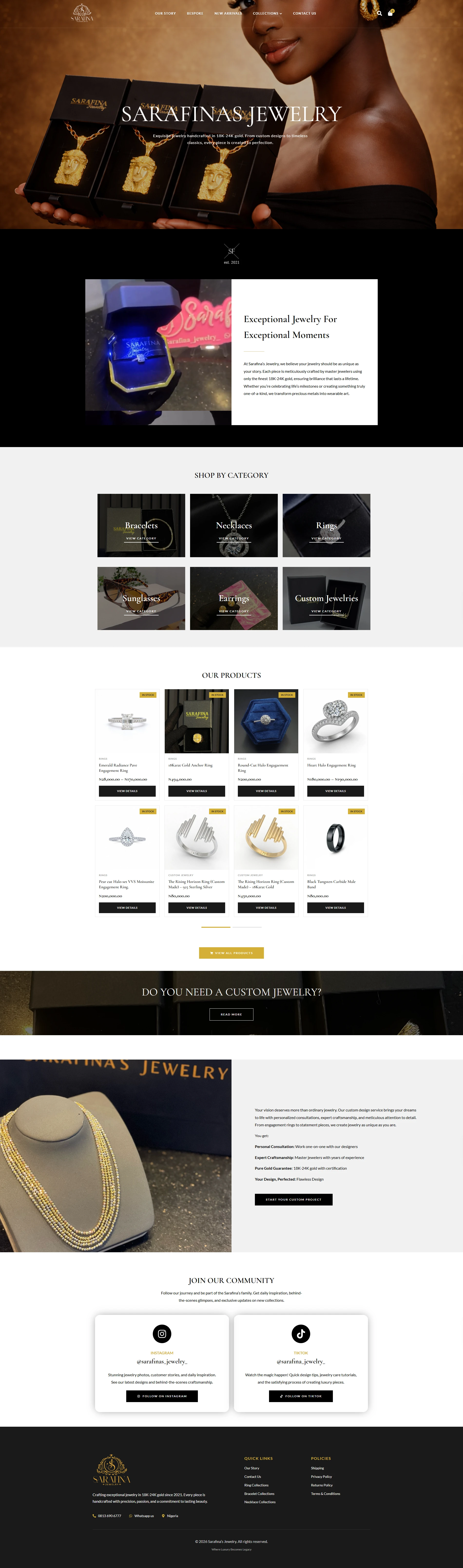 Sarafina's Jewelry