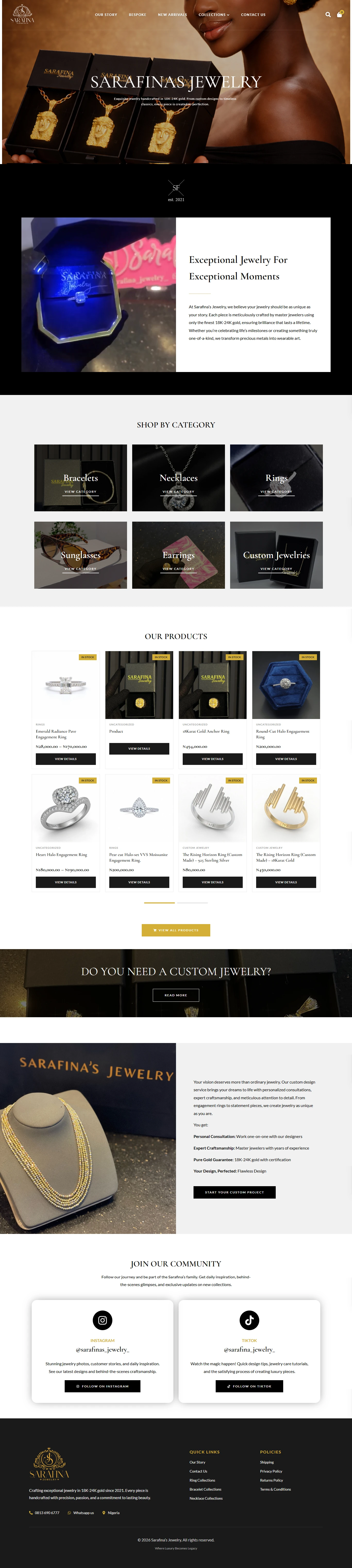 Sarafina's Jewelry
